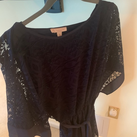 Beautiful evening Dress just beautiful lacy color blue size 12. You’ll love it! - Picture 3 of 6